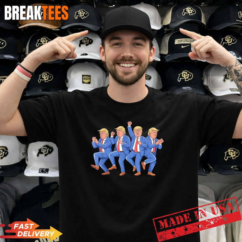 Donald Trump Dance 4th of July Trump 2026 Shirt Unisex T-shirt, Sweatshirt, Hoodie, Long Sleeve Tee - T-Shirt, Sweatshirt, Hoodie
