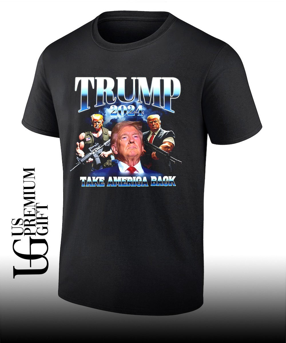 Donald Trump Take America Back 2024 shirt Unisex T-shirt, Sweatshirt, Hoodie, Long Sleeve Tee - T-Shirt, Sweatshirt, Hoodie