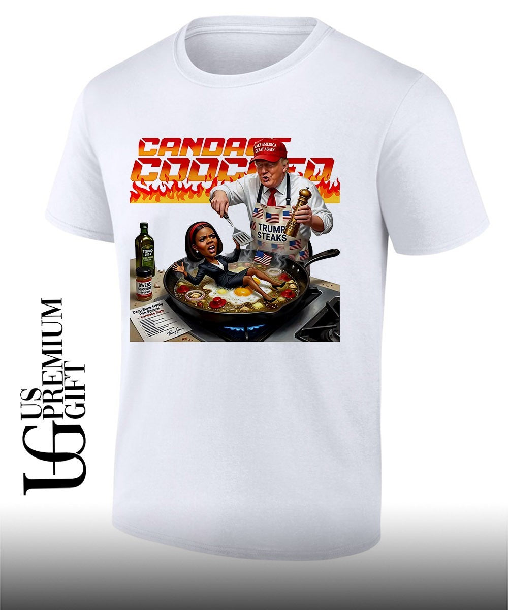 Donald Trump steaks Candace Cooked shirt Unisex T-shirt, Sweatshirt, Hoodie, Long Sleeve Tee - T-Shirt, Sweatshirt, Hoodie