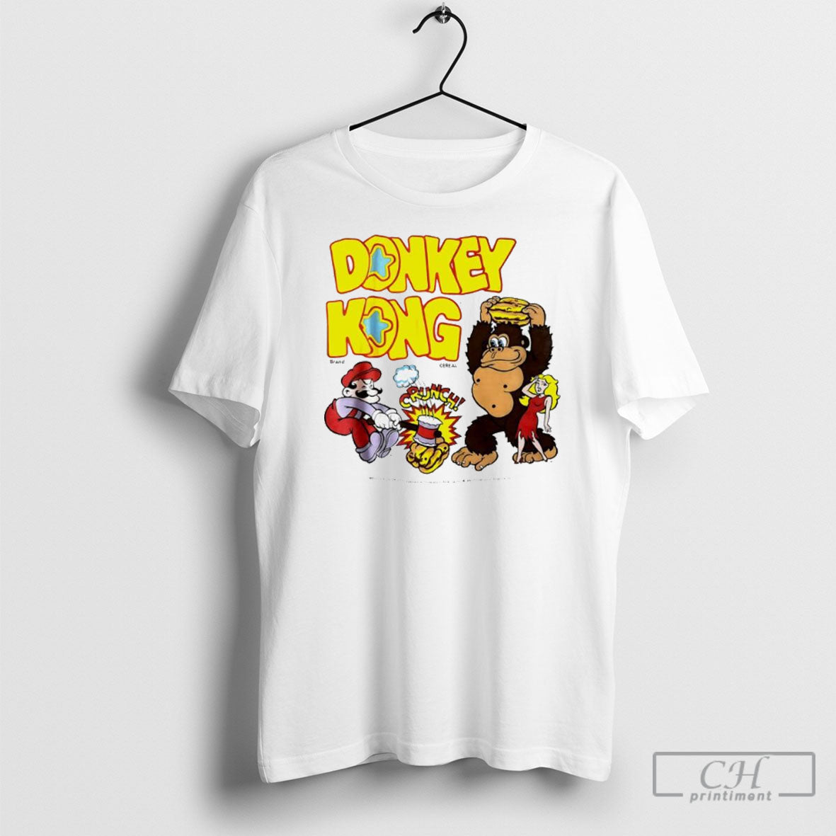 Donkey Kong Cereal Vintage Shirt Tee Unisex T-shirt, Sweatshirt, Hoodie, Long Sleeve Tee - T-Shirt, Sweatshirt, Hoodie