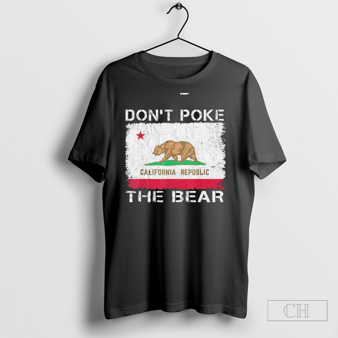 Dont Poke The Bear California Republic Flag T Shirt Tee Unisex T-shirt, Sweatshirt, Hoodie, Long Sleeve Tee - T-Shirt, Sweatshirt, Hoodie