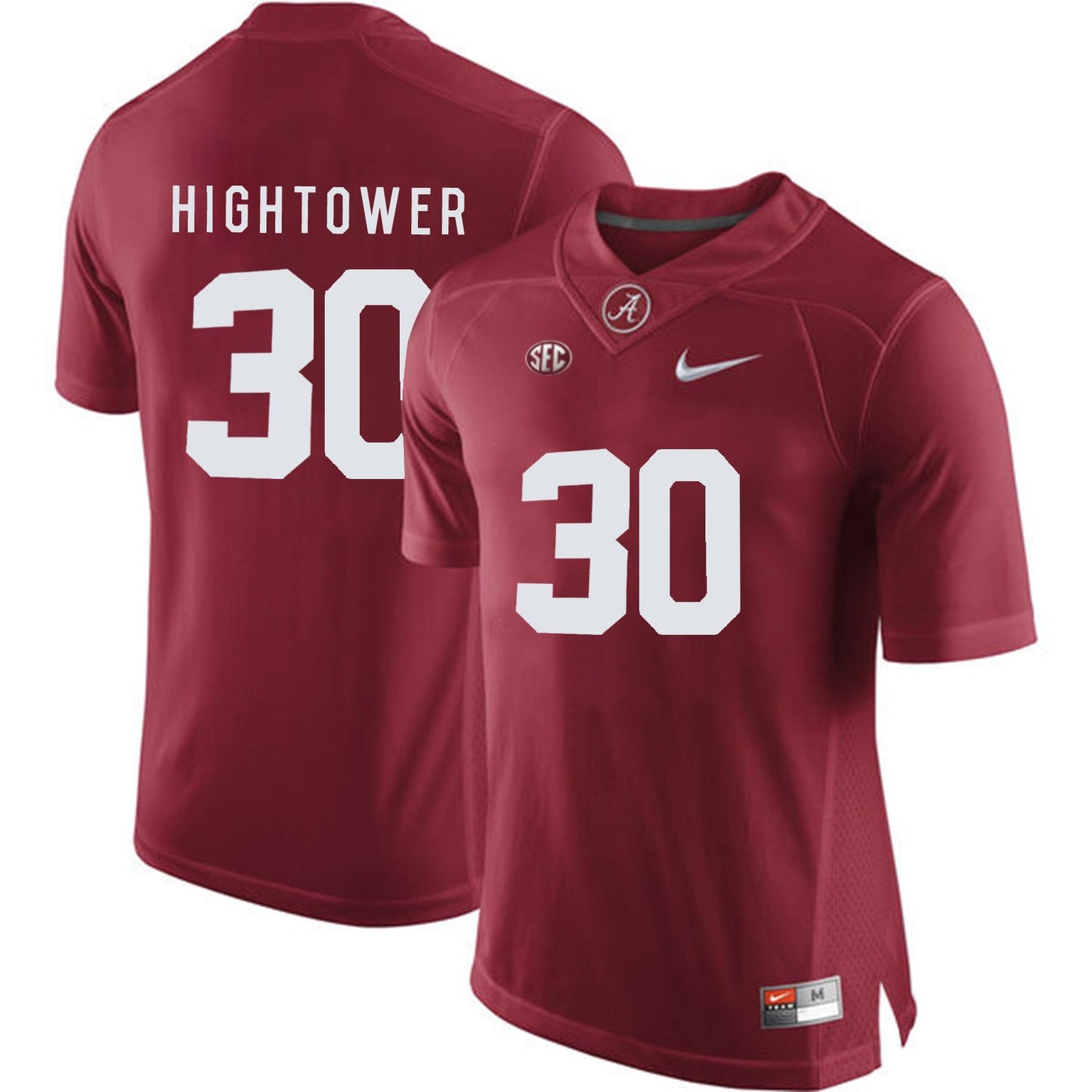 Dont'a Hightower 30 Crimson College Football Jersey football jersey product view 1