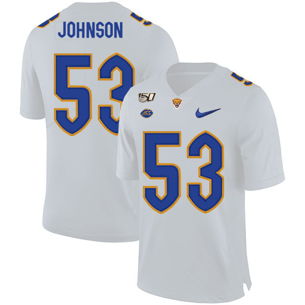 Dorian Johnson 53 White College Football Jersey football jersey product view 1