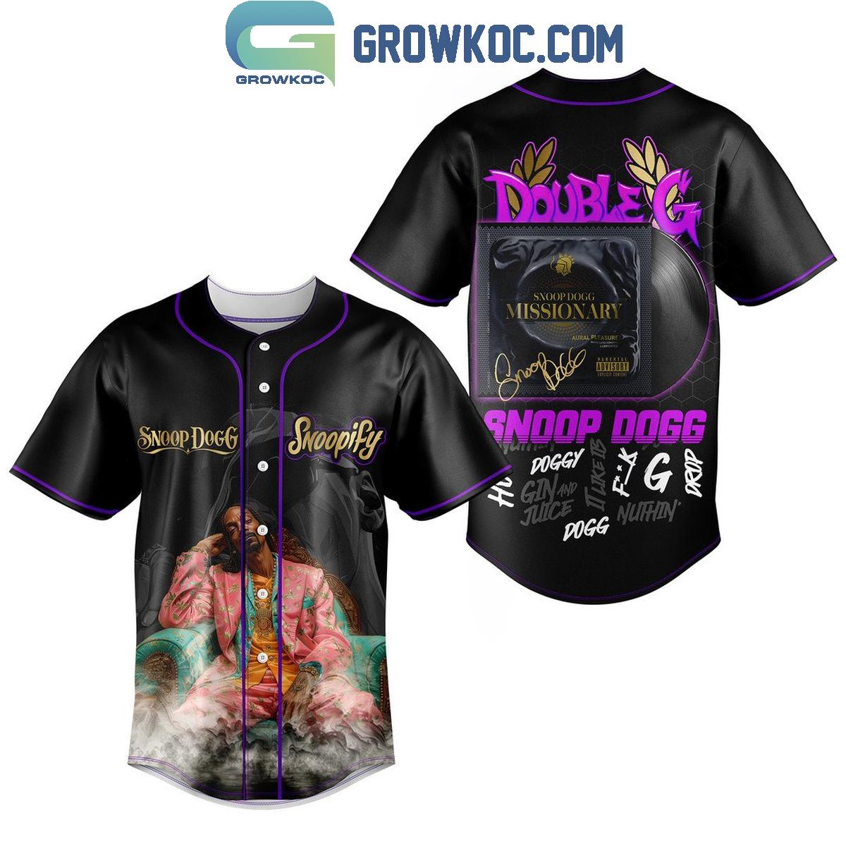 Double G Snoop Dogg Missionary 2025 Baseball Jersey baseball jersey product view 1