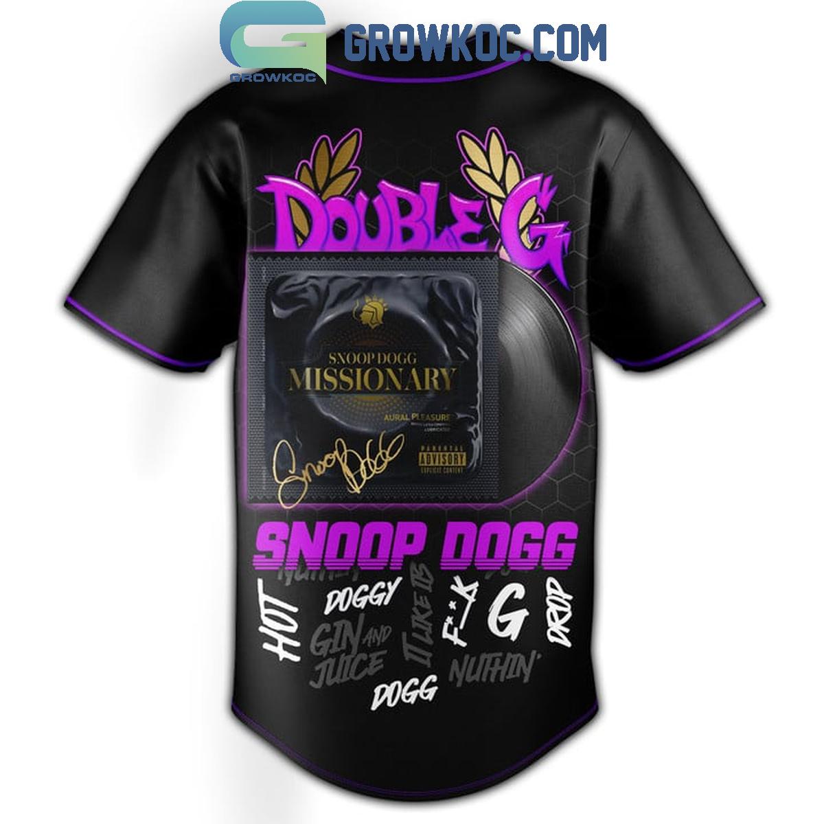 Double G Snoop Dogg Missionary 2025 Baseball Jersey baseball jersey product view 3