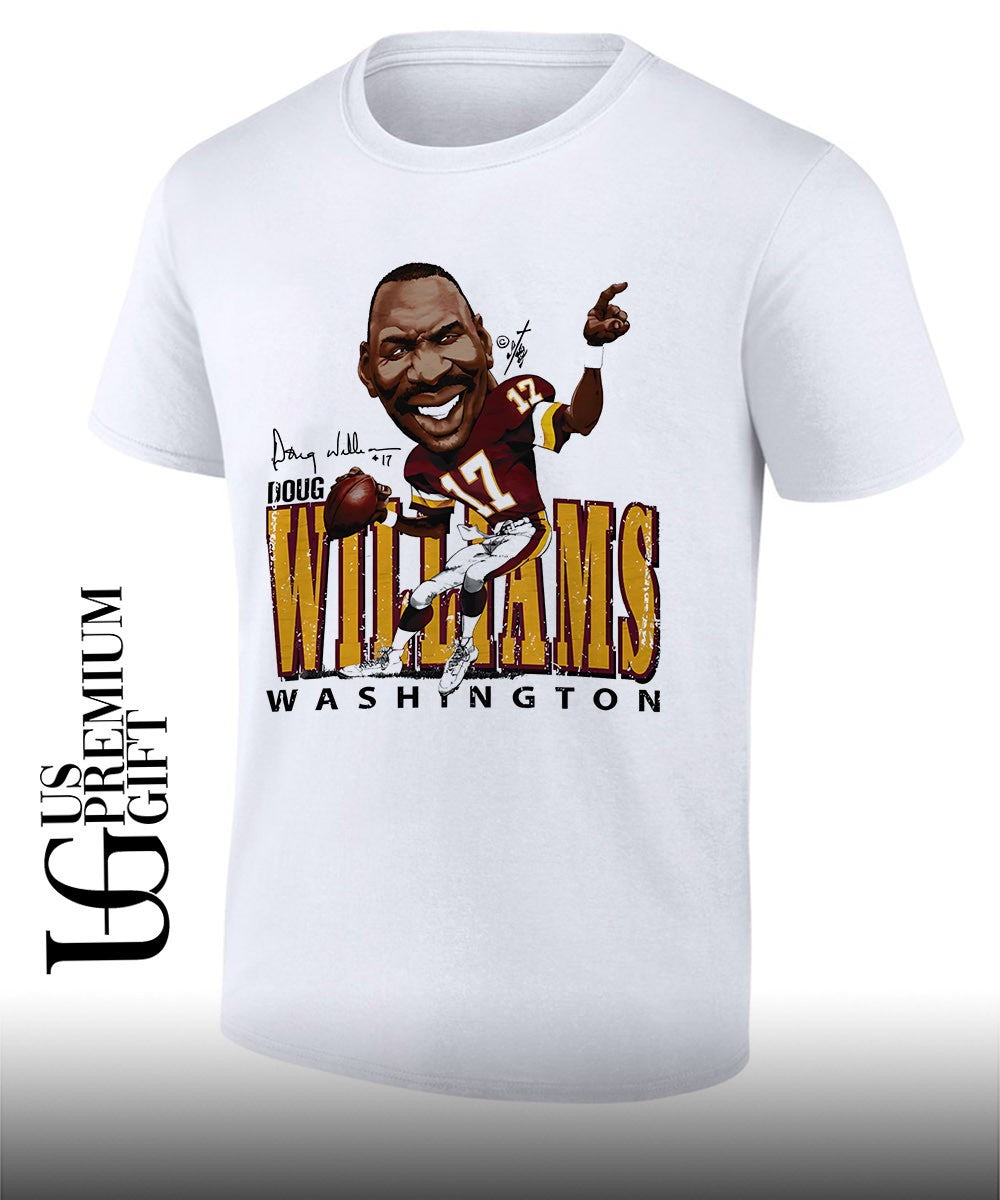 Doug Williams Washington Commanders MLB signature caricature shirt Unisex T-shirt, Sweatshirt, Hoodie, Long Sleeve Tee - T-Shirt, Sweatshirt, Hoodie