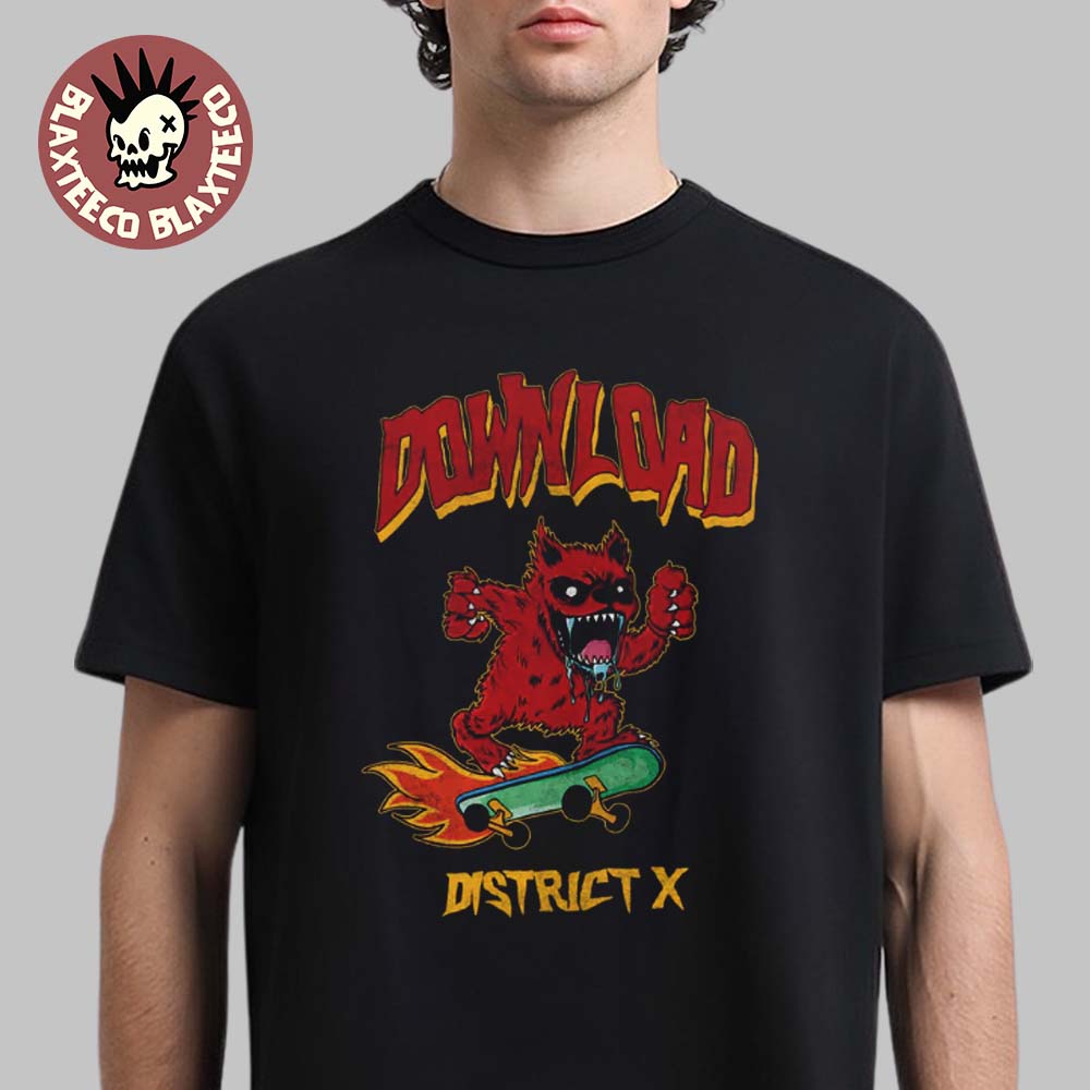 Download Festival 2026 Merch In Donnington UK From 10 To 14 June 2026 District X T-Shirt Unisex T-shirt, Sweatshirt, Hoodie, Long Sleeve Tee - T-Shirt, Sweatshirt, Hoodie