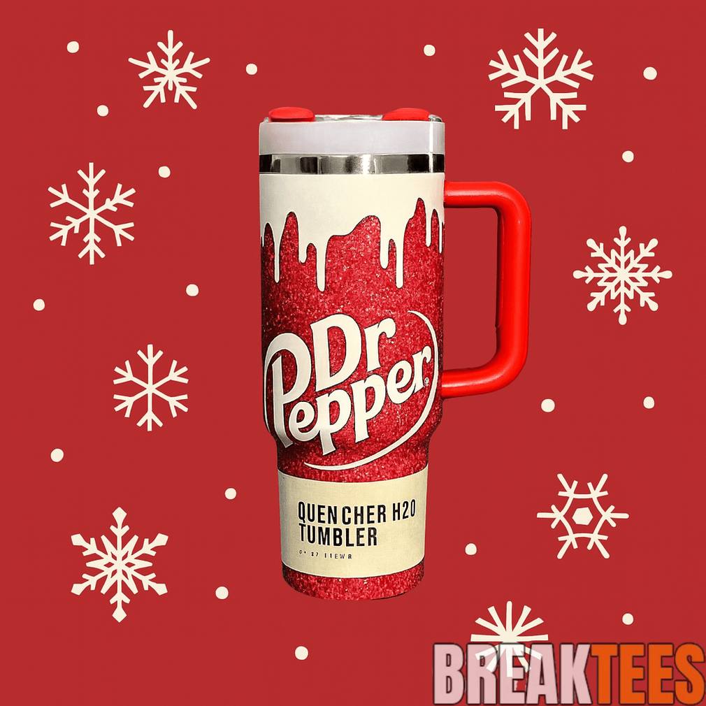 Dr Pepper Winter Frost Sparkle Tumbler Unisex T-shirt, Sweatshirt, Hoodie, Long Sleeve Tee - T-Shirt, Sweatshirt, Hoodie