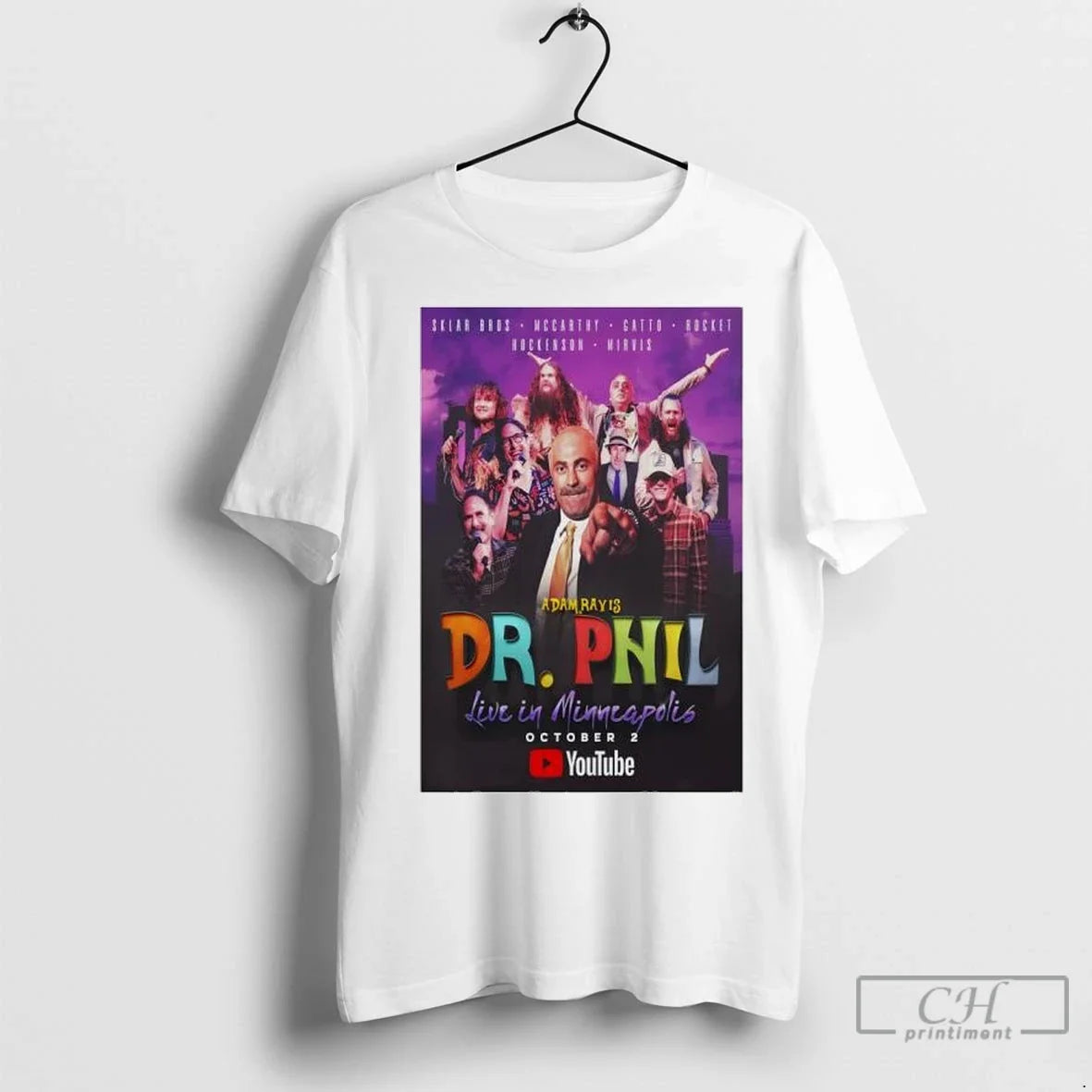 Dr Phil Oct 2 2025 Minneapolis Orpheum Theatre T Shirts Unisex T-shirt, Sweatshirt, Hoodie, Long Sleeve Tee - T-Shirt, Sweatshirt, Hoodie