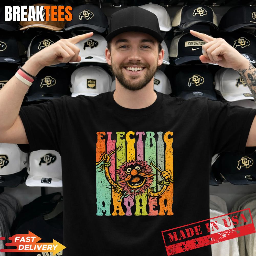 Dr Teeth and The Electric Mayhem Retro Shirt Unisex T-shirt, Sweatshirt, Hoodie, Long Sleeve Tee - T-Shirt, Sweatshirt, Hoodie