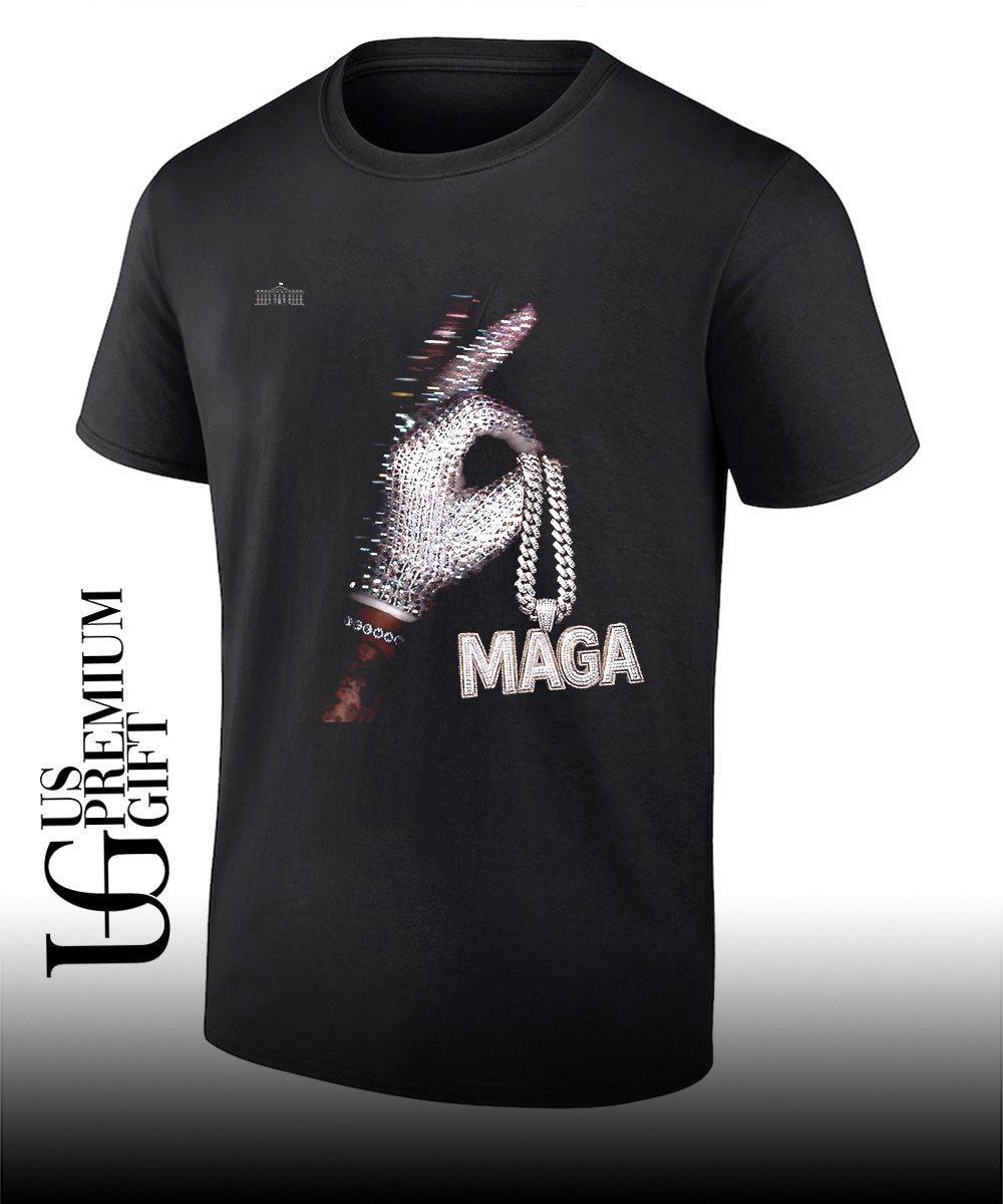 Drake Iceman Maga diamond chain shirt Unisex T-shirt, Sweatshirt, Hoodie, Long Sleeve Tee - T-Shirt, Sweatshirt, Hoodie