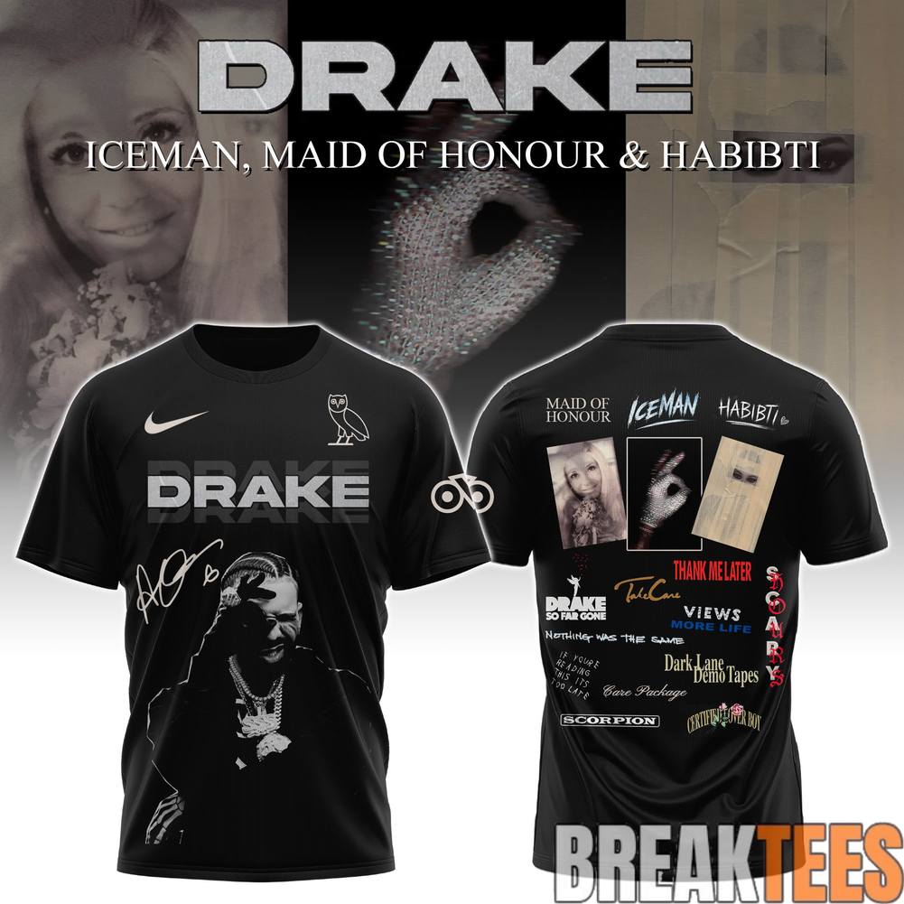 Drake Iceman Maid of Honour & Habibti Shirt Unisex T-shirt, Sweatshirt, Hoodie, Long Sleeve Tee - T-Shirt, Sweatshirt, Hoodie