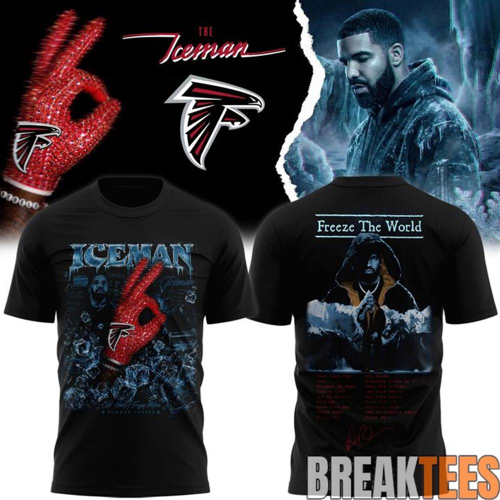 Drake Iceman x Atlanta Falcons Shirt Unisex T-shirt, Sweatshirt, Hoodie, Long Sleeve Tee - T-Shirt, Sweatshirt, Hoodie