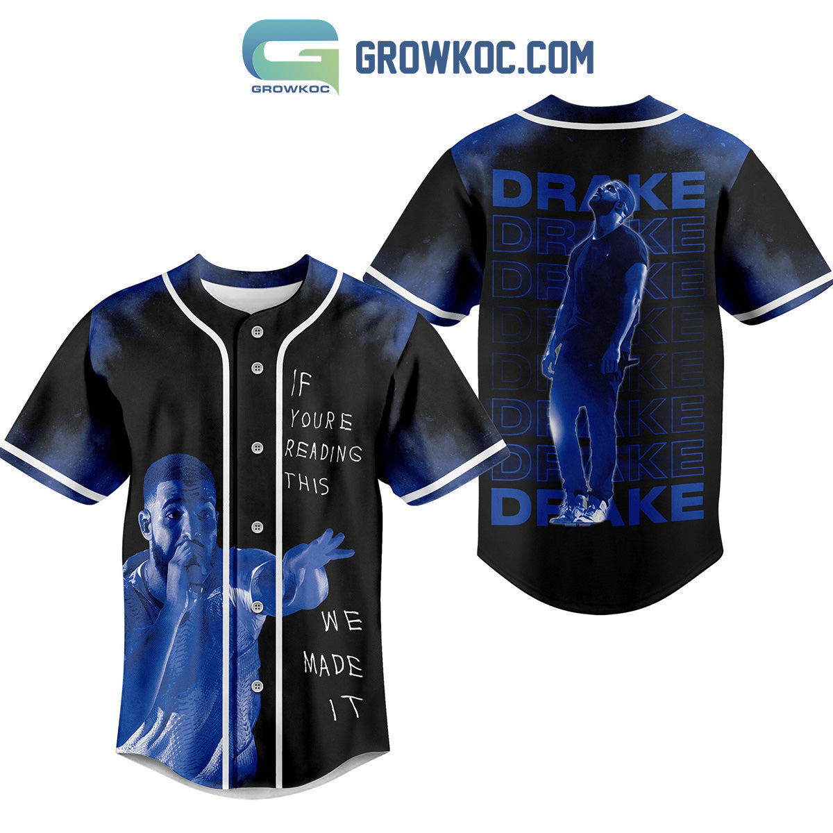 Drake If You’re Reading This We Made It Baseball Jersey baseball jersey product view 1