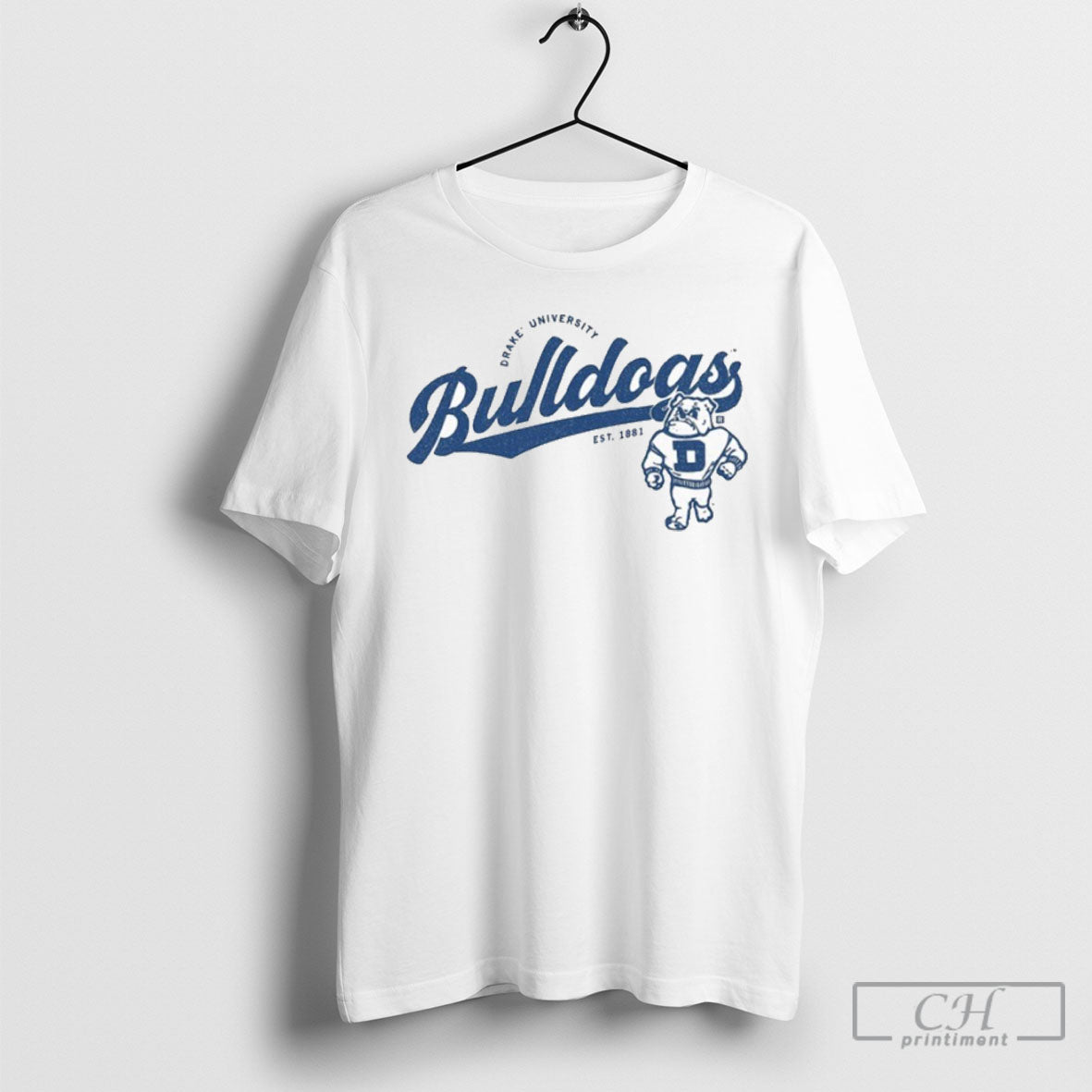 Drake University Bulldogs Script Logo Shirt Tee Unisex T-shirt, Sweatshirt, Hoodie, Long Sleeve Tee - T-Shirt, Sweatshirt, Hoodie