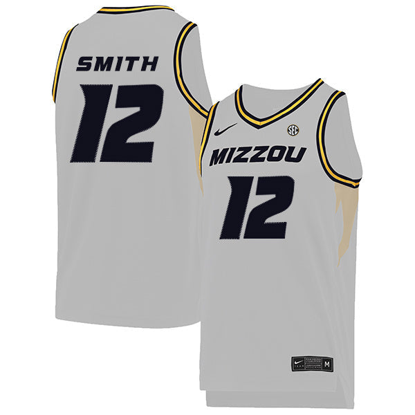 Dru Smith 12 White College Football Jersey football jersey product view 1