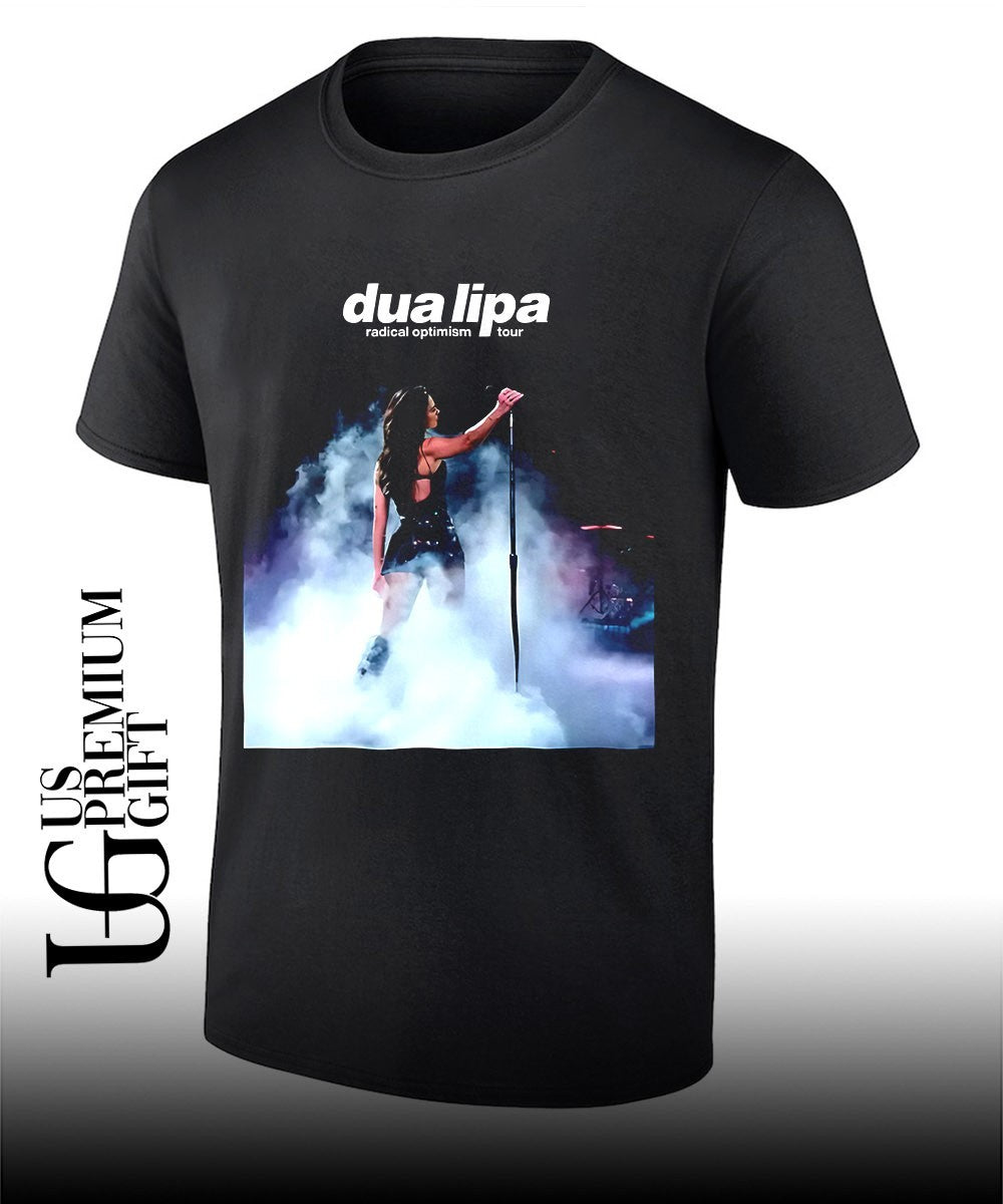 Dua Lipa Print Round Neck photo shirt Unisex T-shirt, Sweatshirt, Hoodie, Long Sleeve Tee - T-Shirt, Sweatshirt, Hoodie