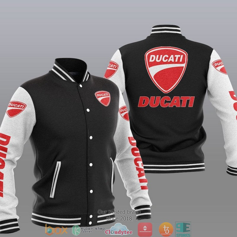 Ducati Car brand Baseball Jacket baseball jersey product view 1