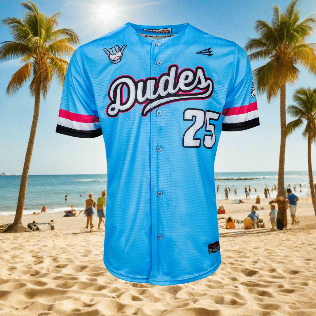 Dudes Lifestyle Baseball Jersey *CUSTOM* baseball jersey product view 3