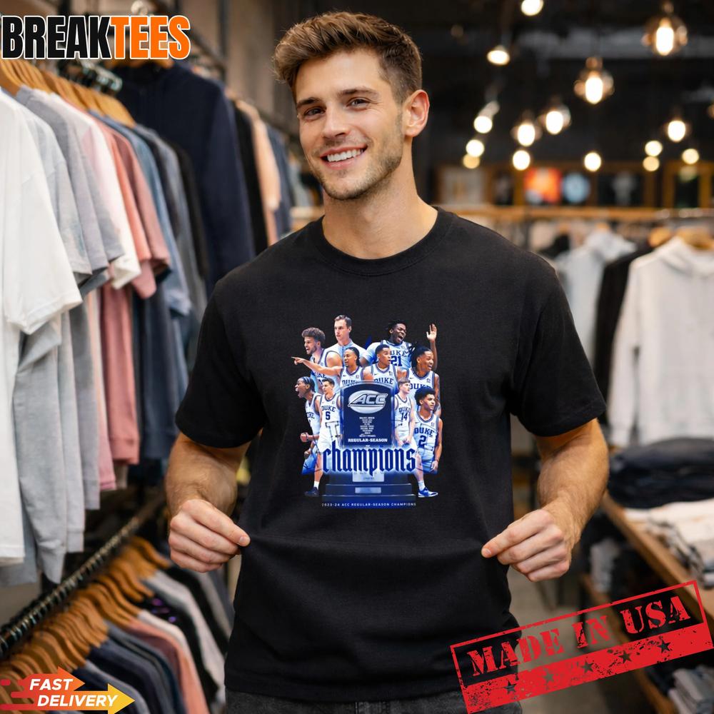 Duke Basketball 2025-26 ACC Regular Season Champions Fan T-Shirt Unisex T-shirt, Sweatshirt, Hoodie, Long Sleeve Tee - T-Shirt, Sweatshirt, Hoodie