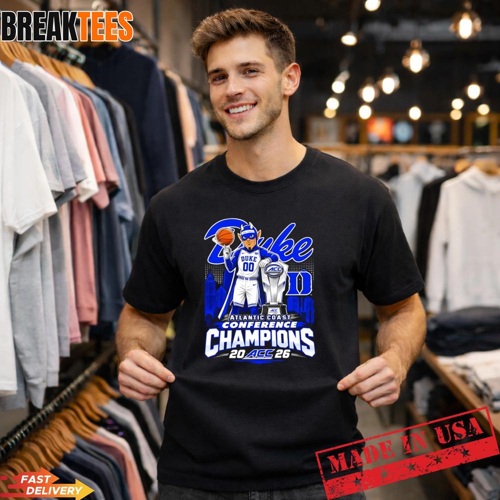 Duke Basketball 2026 ACC Champions Fan Graphic T-Shirt Unisex T-shirt, Sweatshirt, Hoodie, Long Sleeve Tee - T-Shirt, Sweatshirt, Hoodie