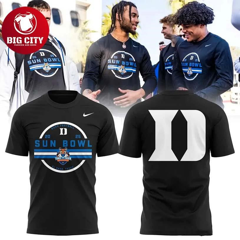 Duke Football Tony The Tiger Sun Bowl Two Sided Shirt Unisex T-shirt, Sweatshirt, Hoodie, Long Sleeve Tee - T-Shirt, Sweatshirt, Hoodie