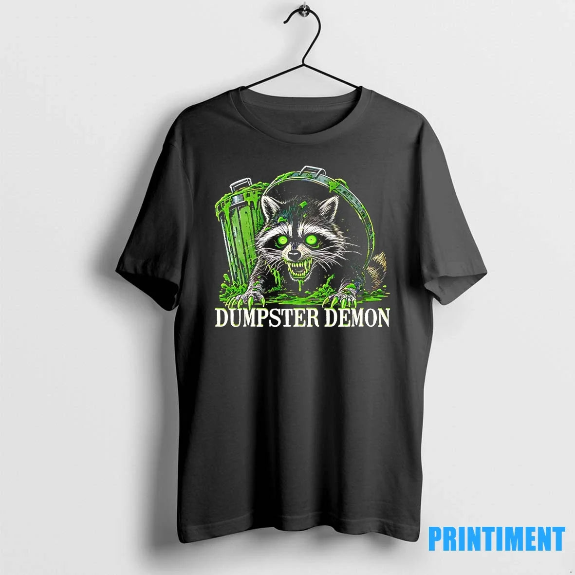 Dumpster Demon Raccoon Halloween Tshirts Sweater Unisex T-shirt, Sweatshirt, Hoodie, Long Sleeve Tee - T-Shirt, Sweatshirt, Hoodie