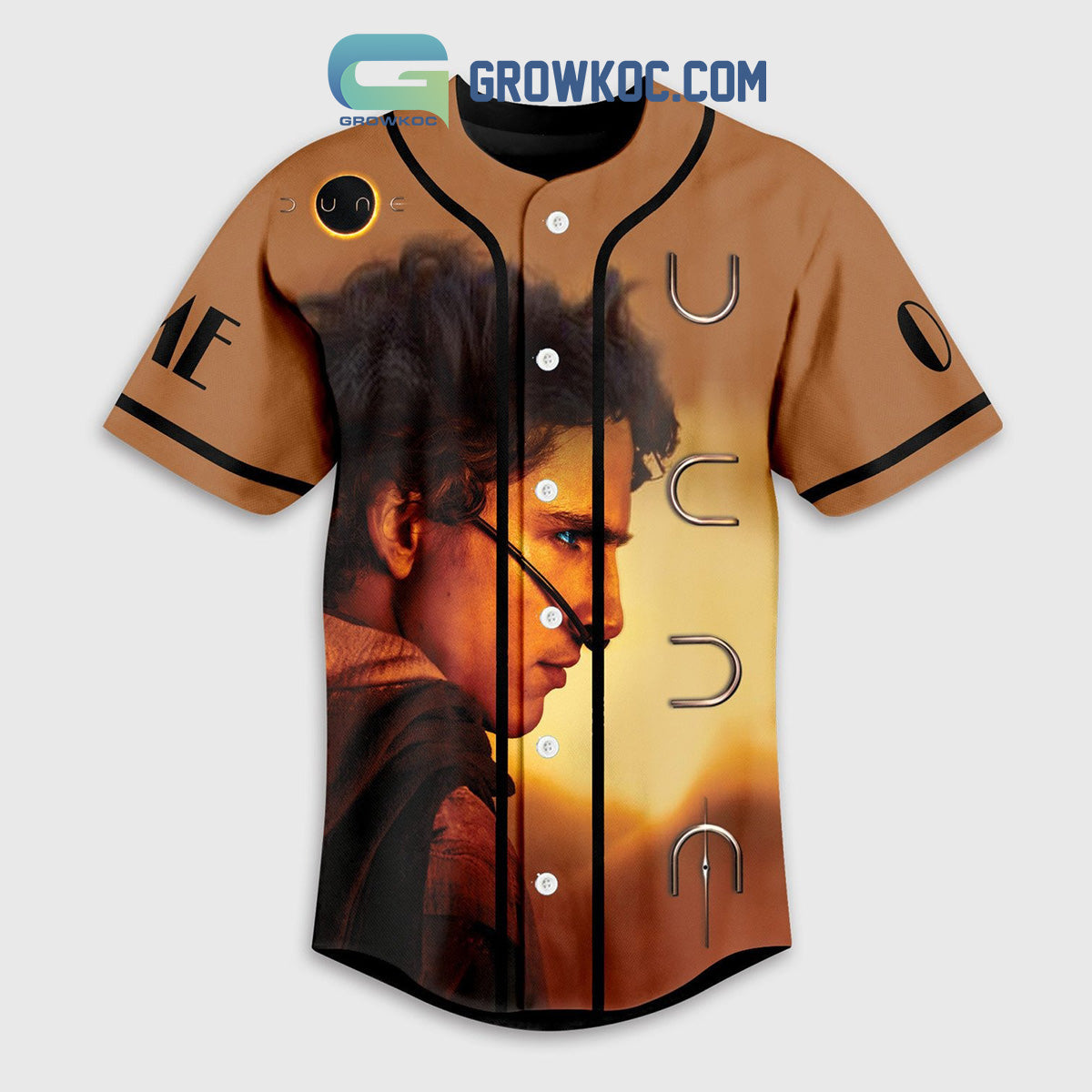 Dune Fear Is The Mind Killer Fan Personalized Baseball Jersey baseball jersey product view 2