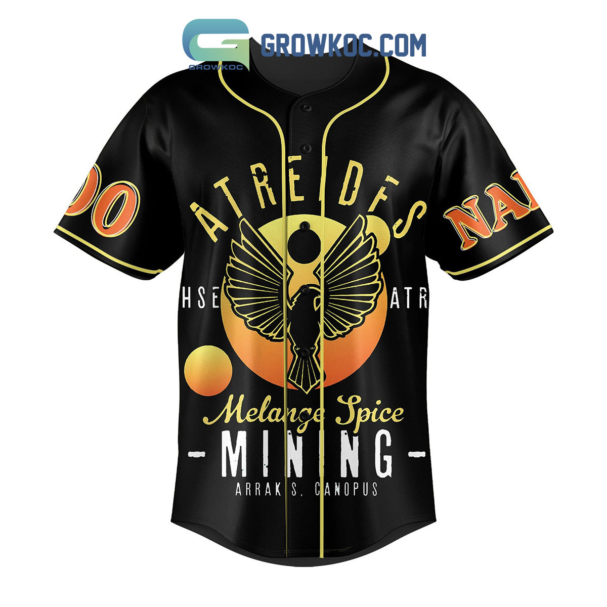 Dune House Of Atreides The Mystery Of Life Personalized Baseball Jersey baseball jersey product view 2