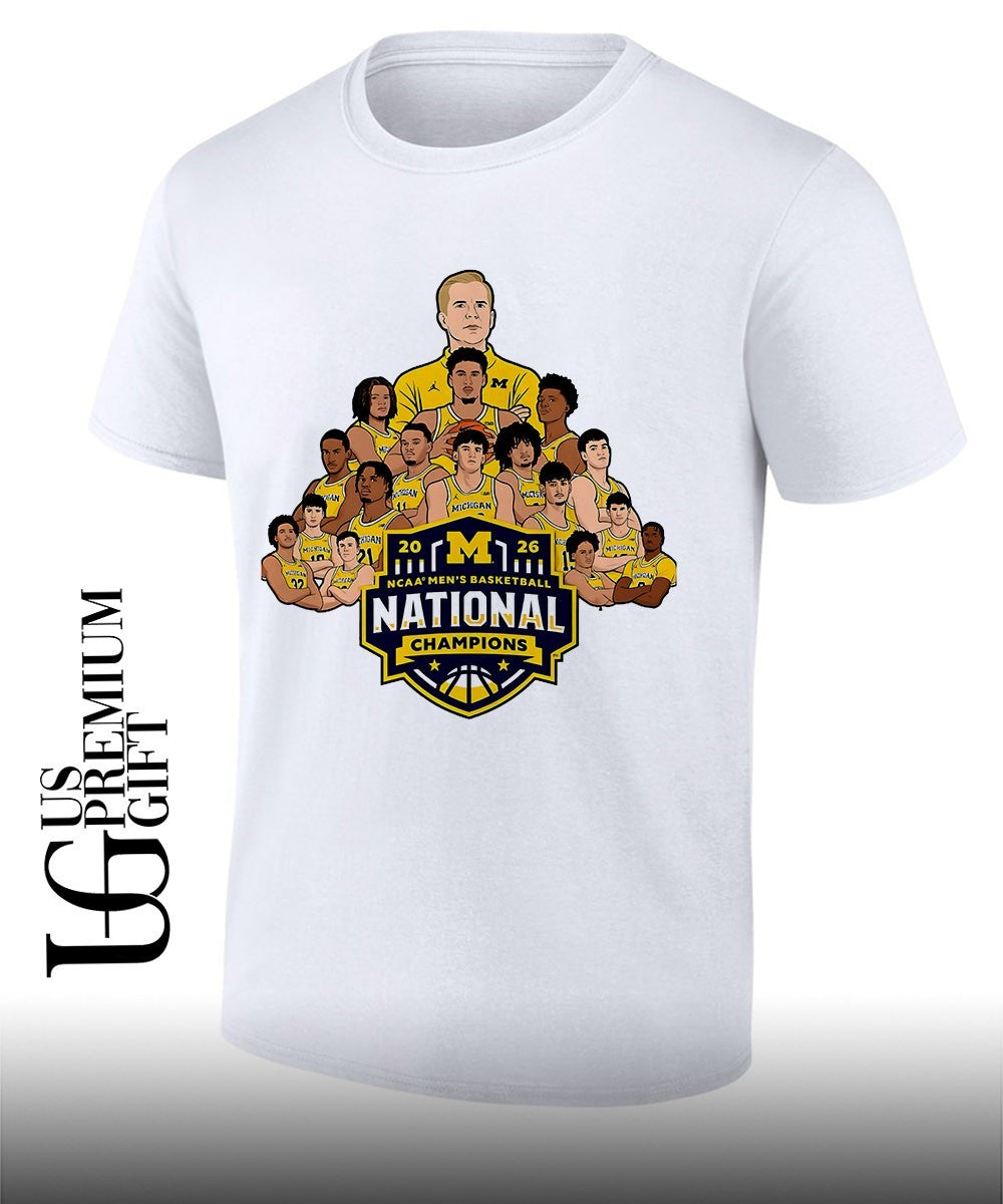Dusty May coach Michigan Wolverines mens basketball National Champions shirt Unisex T-shirt, Sweatshirt, Hoodie, Long Sleeve Tee - T-Shirt, Sweatshirt, Hoodie