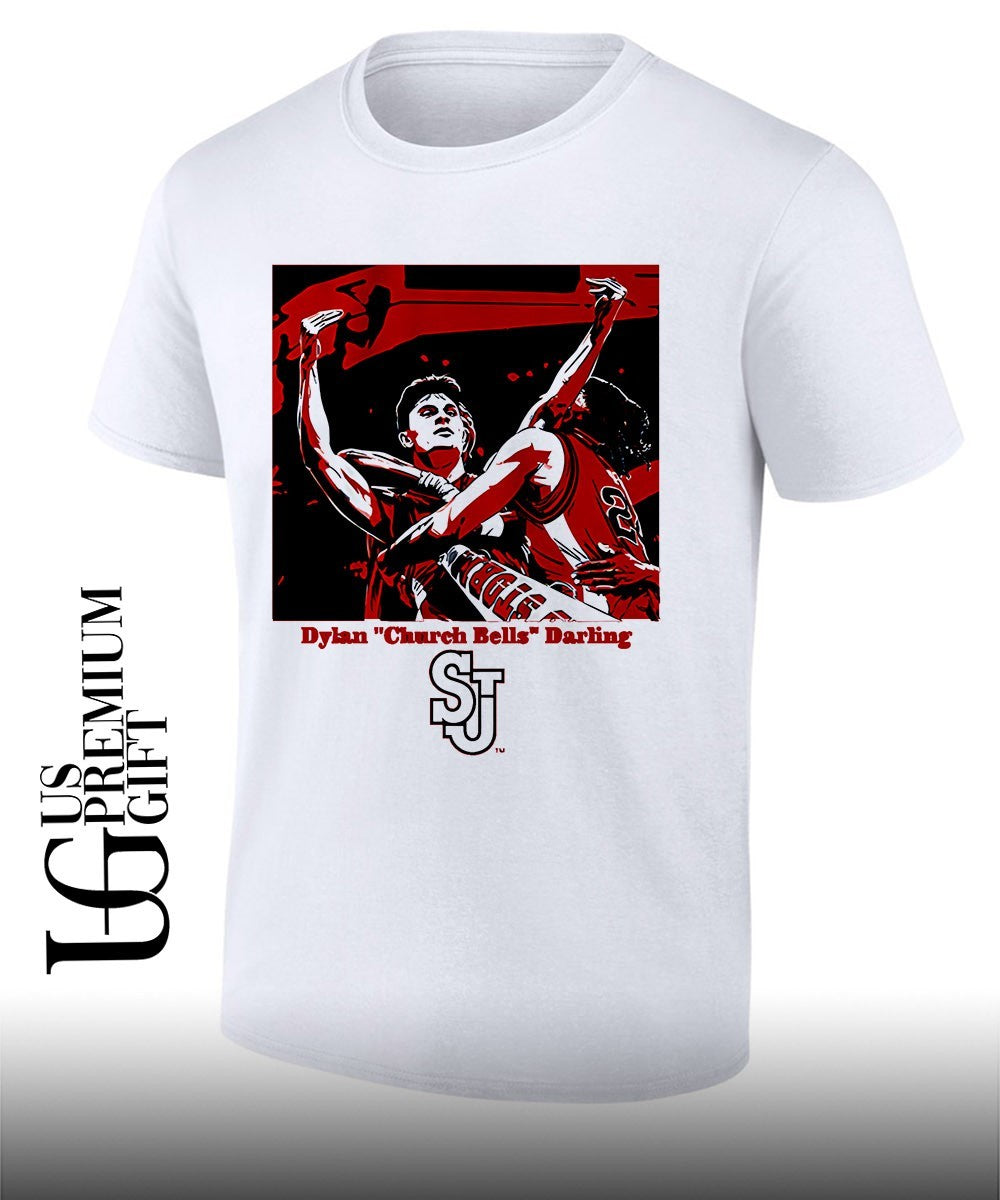 Dylan Church Bells Darling St Johns Red Storm mens basketball logo shirt Unisex T-shirt, Sweatshirt, Hoodie, Long Sleeve Tee - T-Shirt, Sweatshirt, Hoodie
