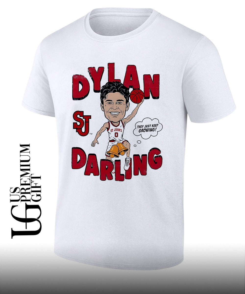 Dylan Darling St. Johns Red Storm NBA caricature comic shirt Unisex T-shirt, Sweatshirt, Hoodie, Long Sleeve Tee - T-Shirt, Sweatshirt, Hoodie