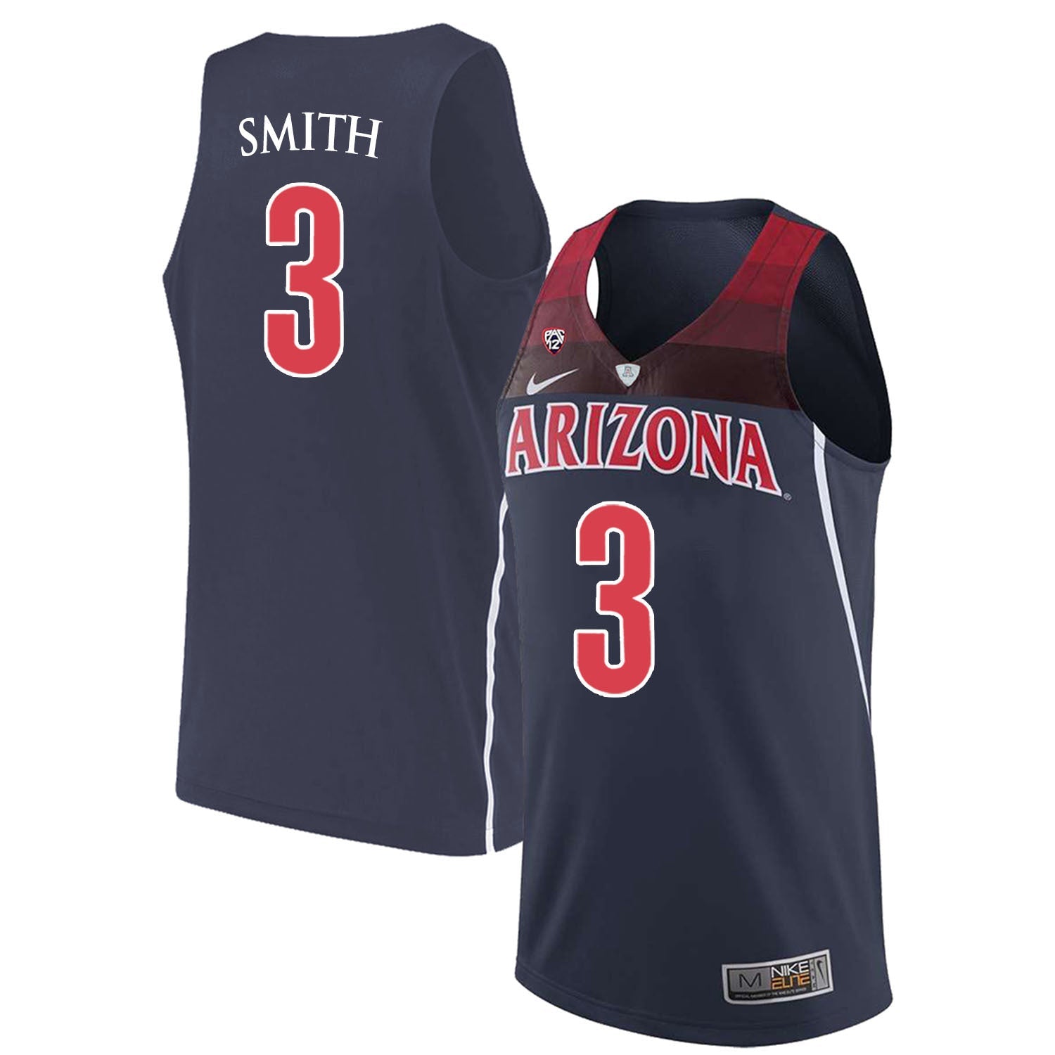 Dylan Smith 3 Navy College Football Jersey football jersey product view 1