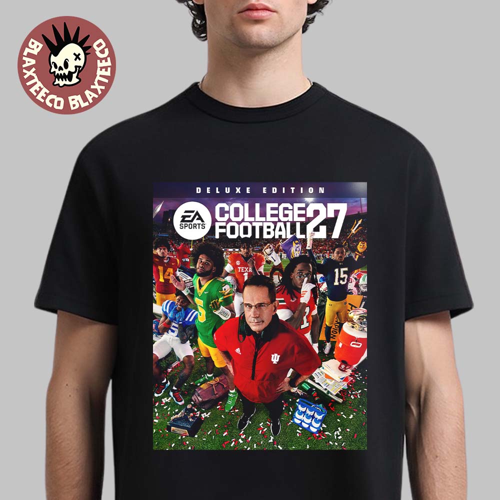 EA Sports College Football 27 Deluxe Edition Cover Athletes T-Shirt Unisex T-shirt, Sweatshirt, Hoodie, Long Sleeve Tee - T-Shirt, Sweatshirt, Hoodie