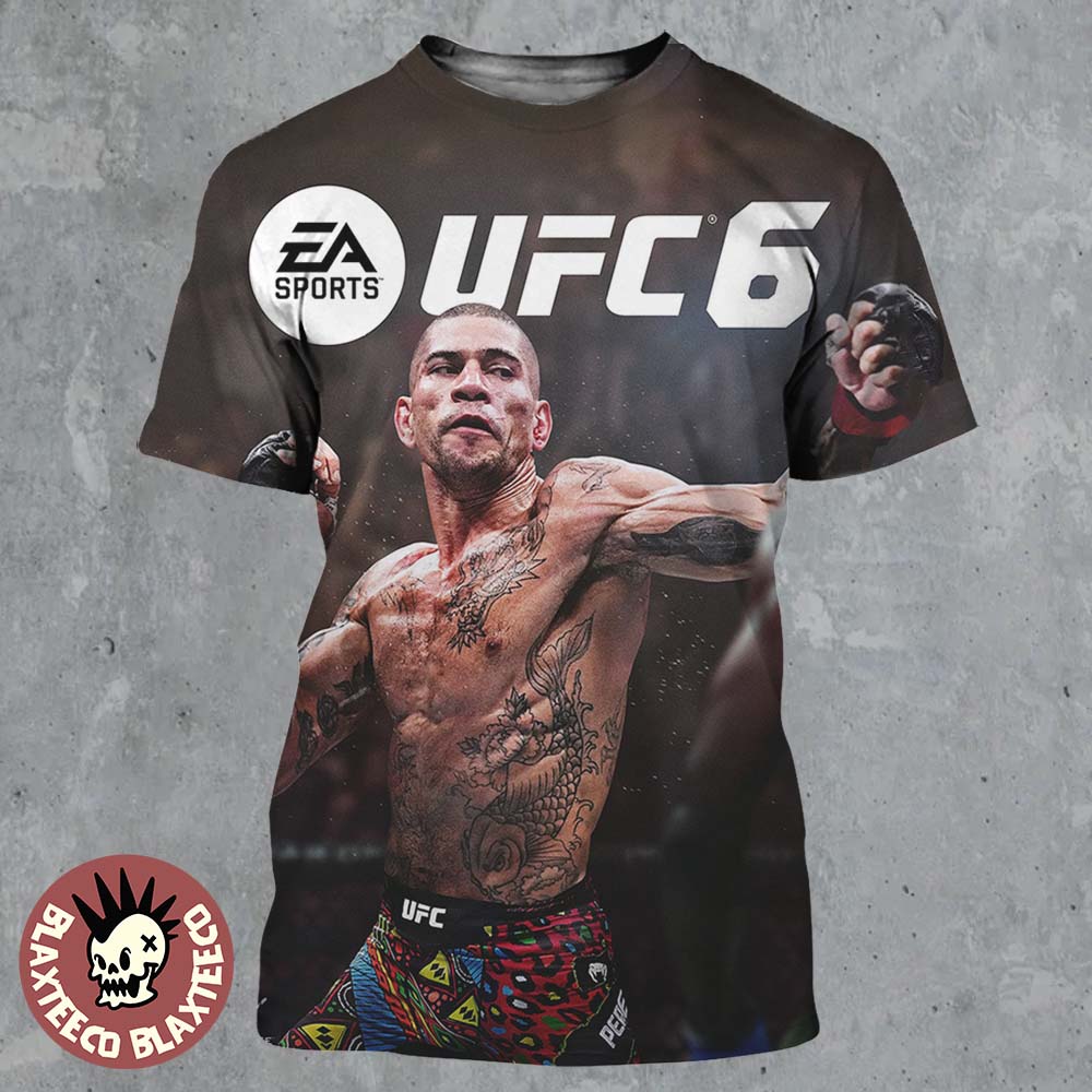 EA Sports UFC 6 Alex Pereira Standard Edition Cover Athlete All Over Print Shirt Unisex T-shirt, Sweatshirt, Hoodie, Long Sleeve Tee - T-Shirt, Sweatshirt, Hoodie