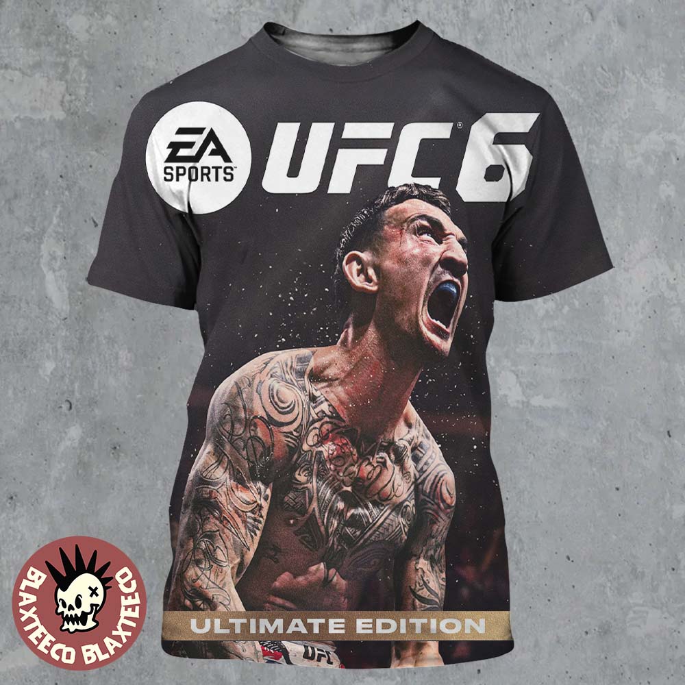 EA Sports UFC 6 Max Holloway Ultimate Edition Cover Athlete All Over Print Shirt Unisex T-shirt, Sweatshirt, Hoodie, Long Sleeve Tee - T-Shirt, Sweatshirt, Hoodie