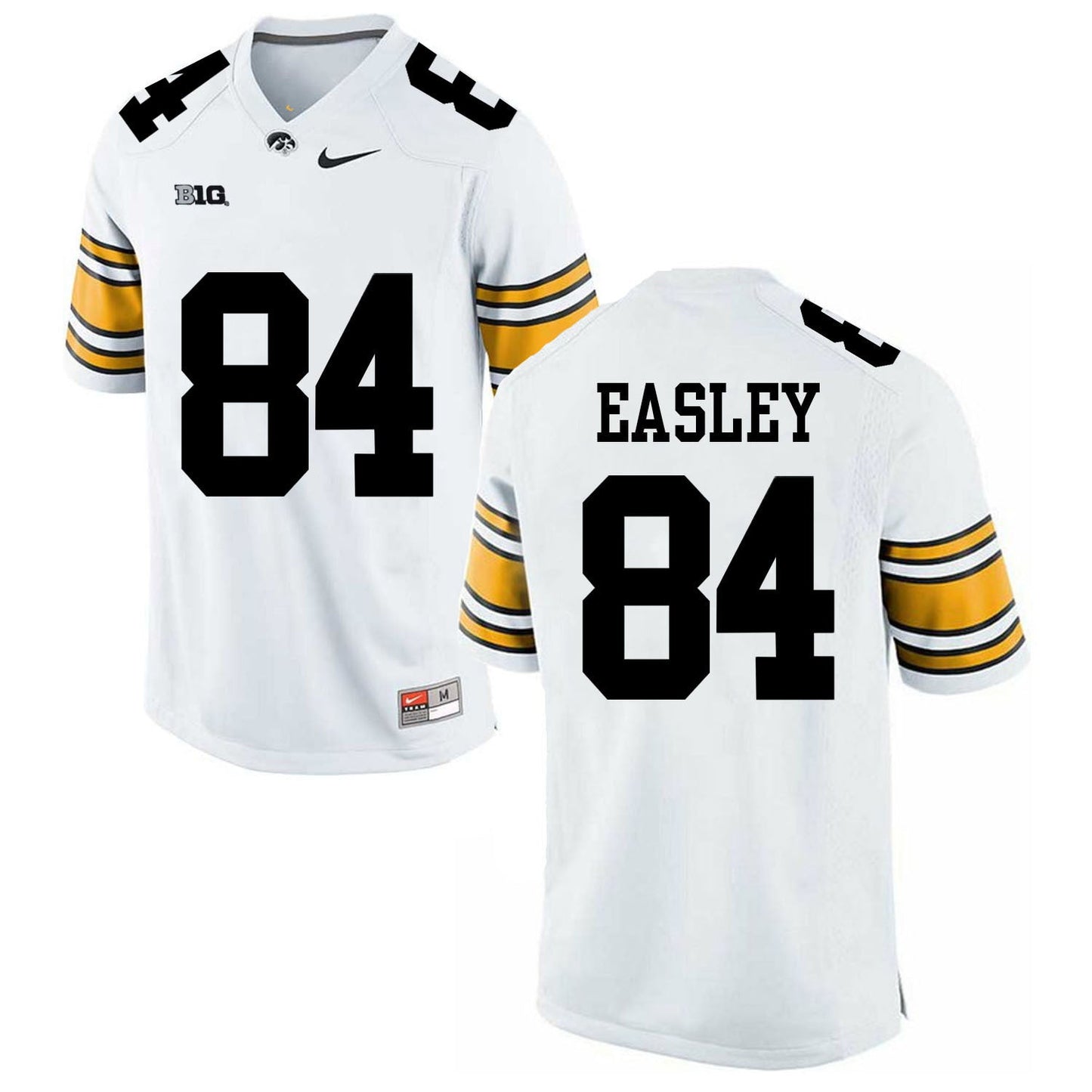 EASLEY 84 White College Football Jersey football jersey product view 1