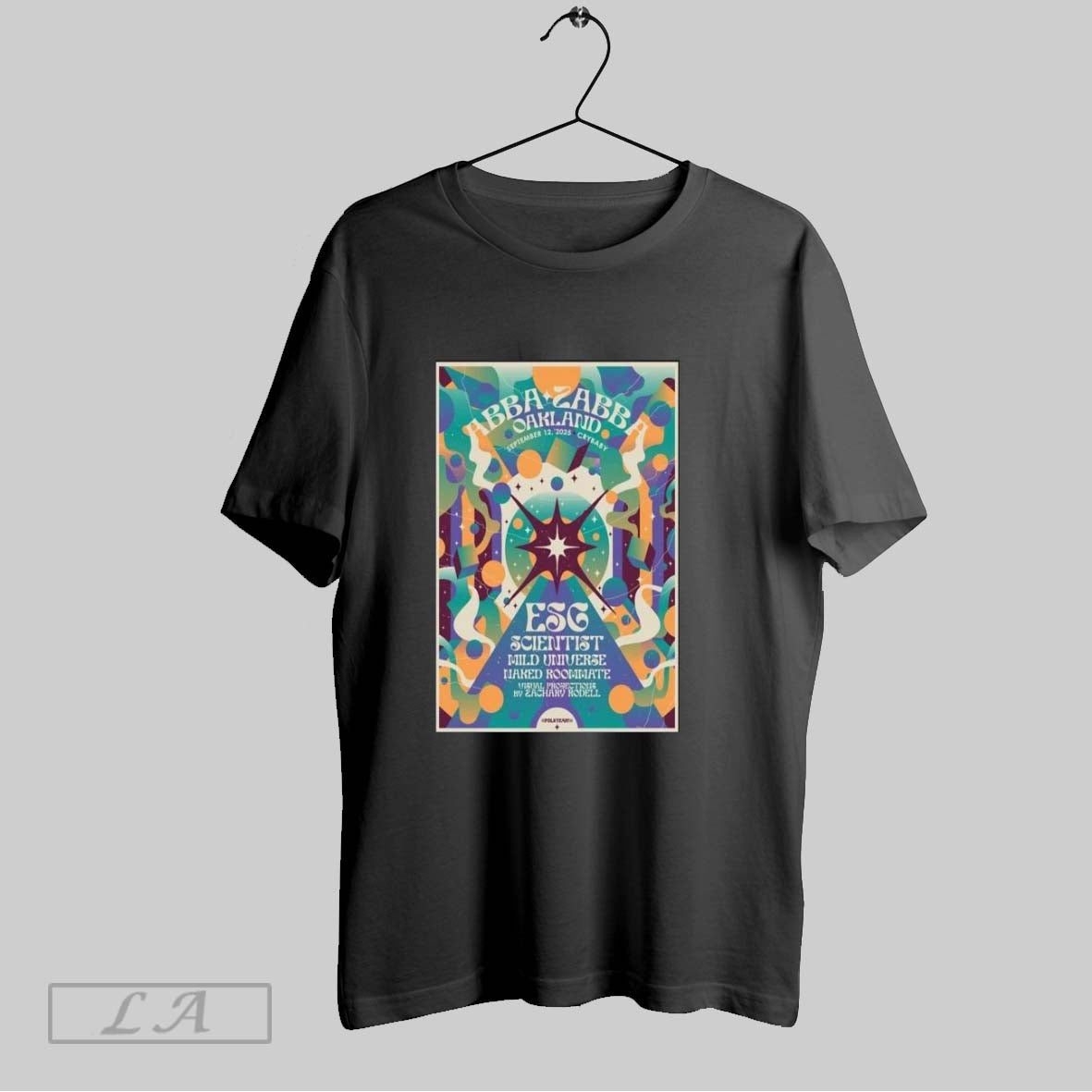 Esg Scientist Mild Universe Naked Roommate Oakland September 12 2025 Concert Poster Unisex T-shirt, Sweatshirt, Hoodie, Long Sleeve Tee - T-Shirt, Sweatshirt, Hoodie