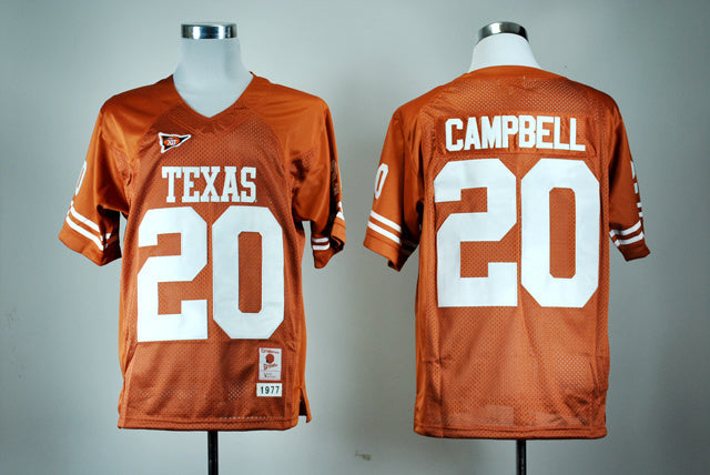Earl Campbell 20 Orange College Football Jersey football jersey product view 1