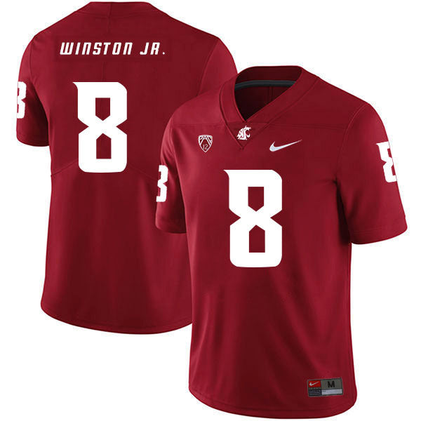 Easop Winston Jr. 8 Red College Football Jersey football jersey product view 1