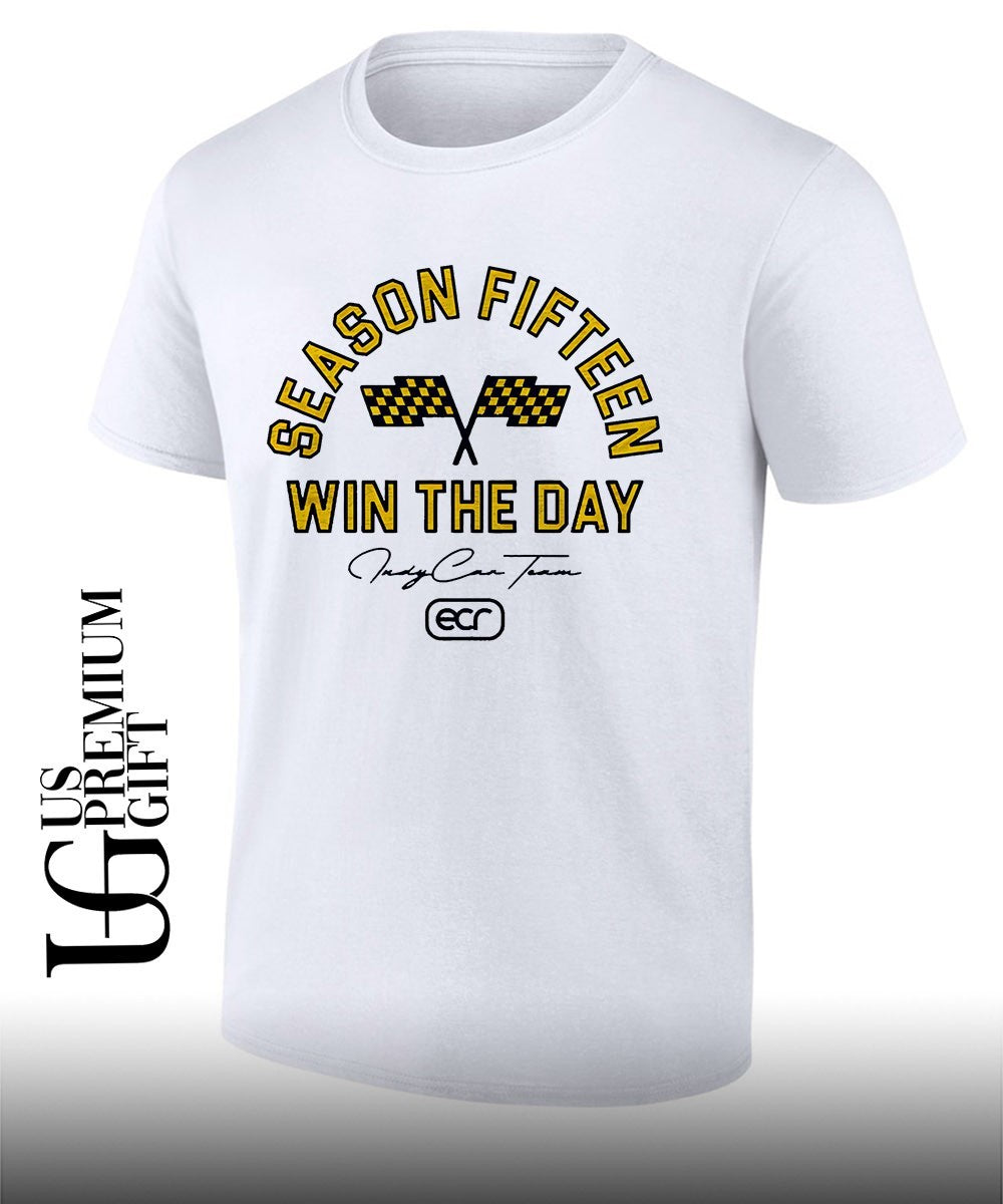 Ed Carpenter Racing Season Fifteen Win the Day signature shirt Unisex T-shirt, Sweatshirt, Hoodie, Long Sleeve Tee - T-Shirt, Sweatshirt, Hoodie