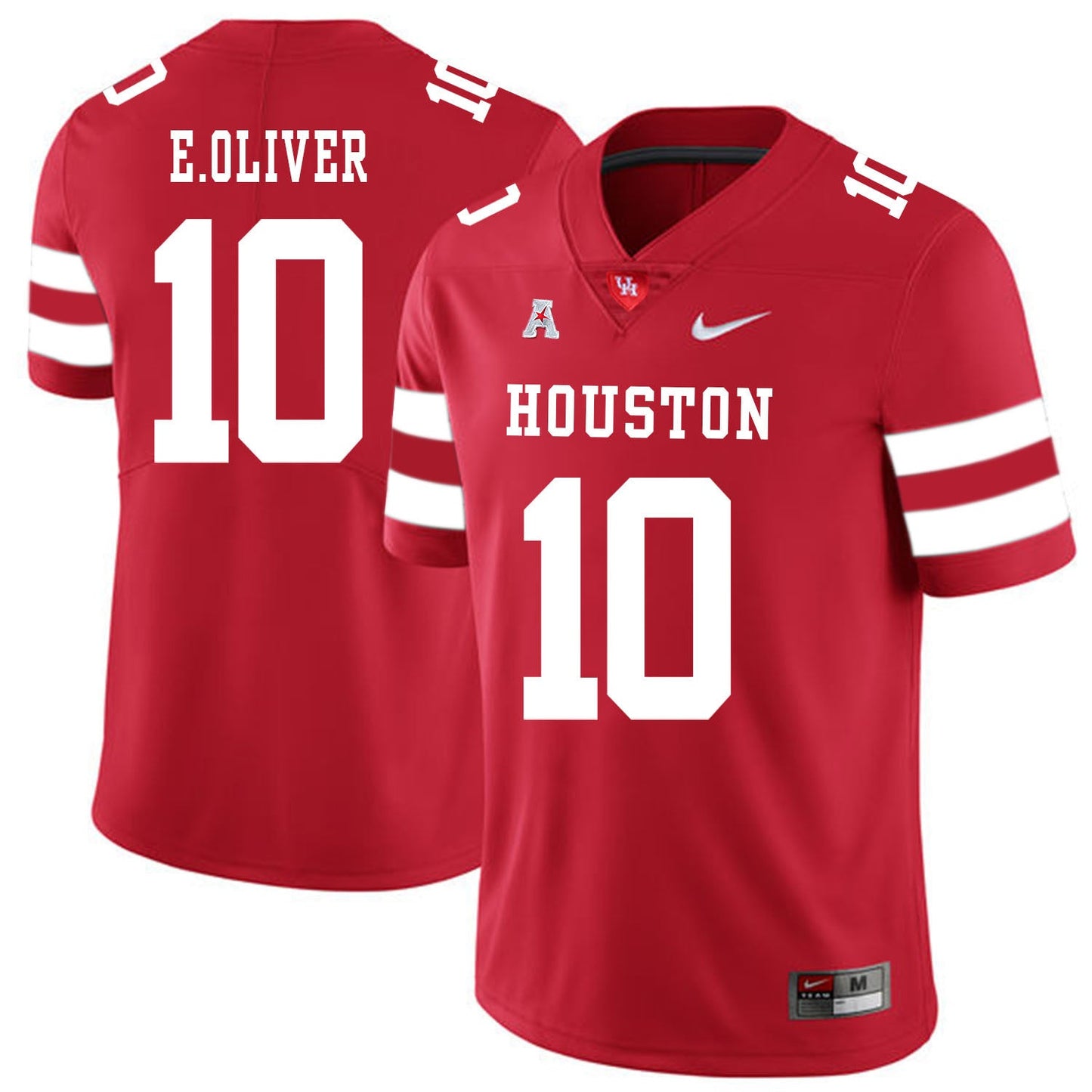 Ed Oliver 10 Red College Football Jersey football jersey product view 1