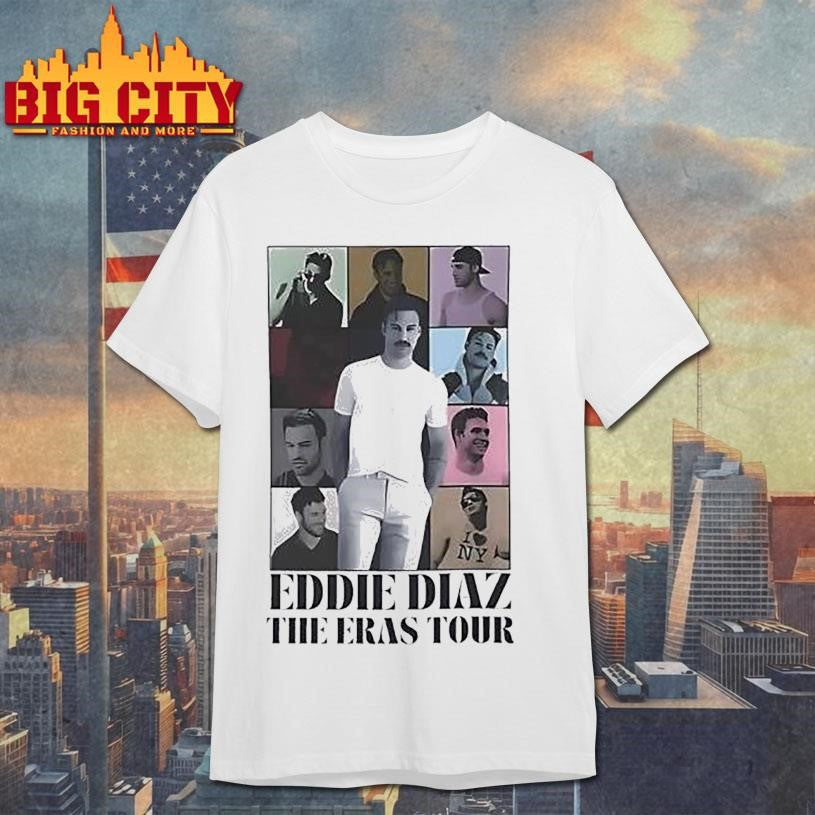 Eddie Diaz The Eras Tour Picture Vintage Shirt Unisex T-shirt, Sweatshirt, Hoodie, Long Sleeve Tee - T-Shirt, Sweatshirt, Hoodie