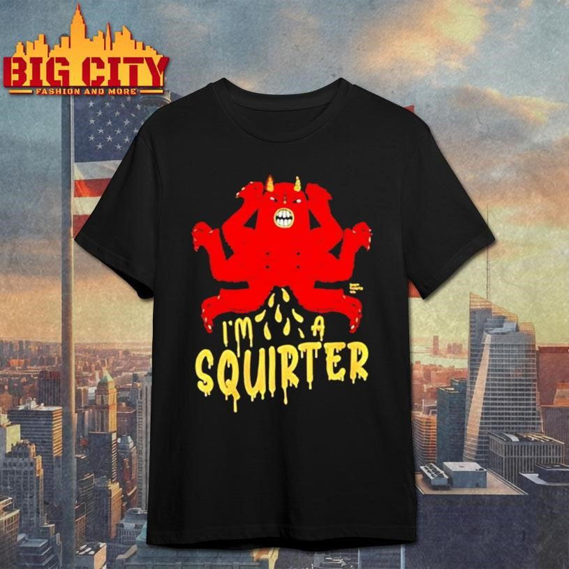 Edgy Devil Character Squirter Shirt Unisex T-shirt, Sweatshirt, Hoodie, Long Sleeve Tee - T-Shirt, Sweatshirt, Hoodie