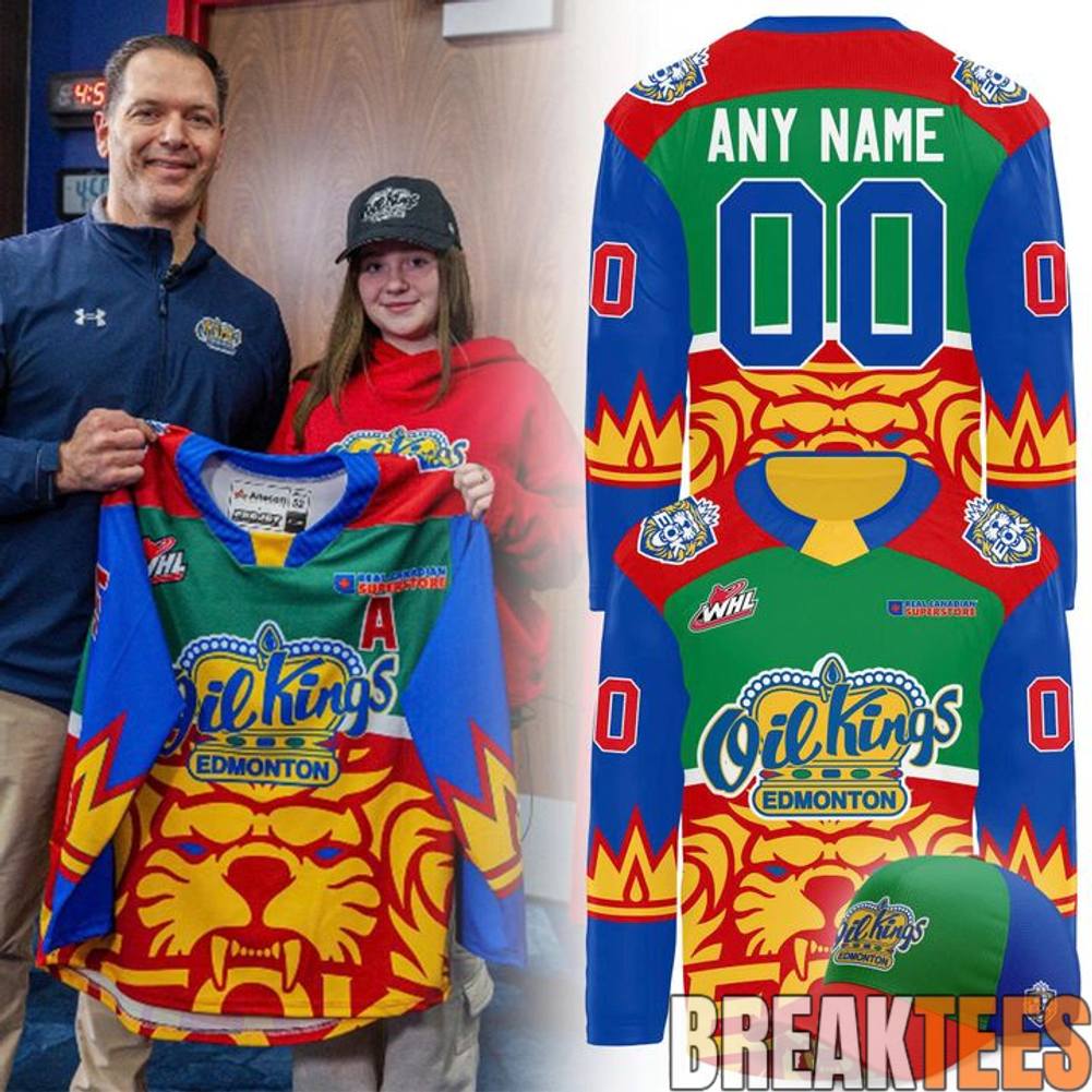 Edmonton Oil Kings x The Fan Designed Hockey Jersey Unisex T-shirt, Sweatshirt, Hoodie, Long Sleeve Tee - T-Shirt, Sweatshirt, Hoodie