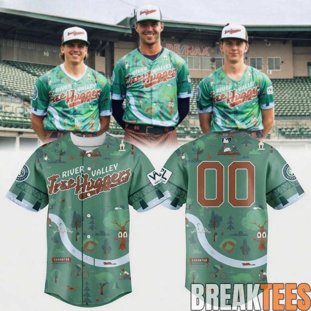 Edmonton Riverhawks 2026 River Valley Tree Hugger Personalized Baseball Jesrey Unisex T-shirt, Sweatshirt, Hoodie, Long Sleeve Tee - T-Shirt, Sweatshirt, Hoodie