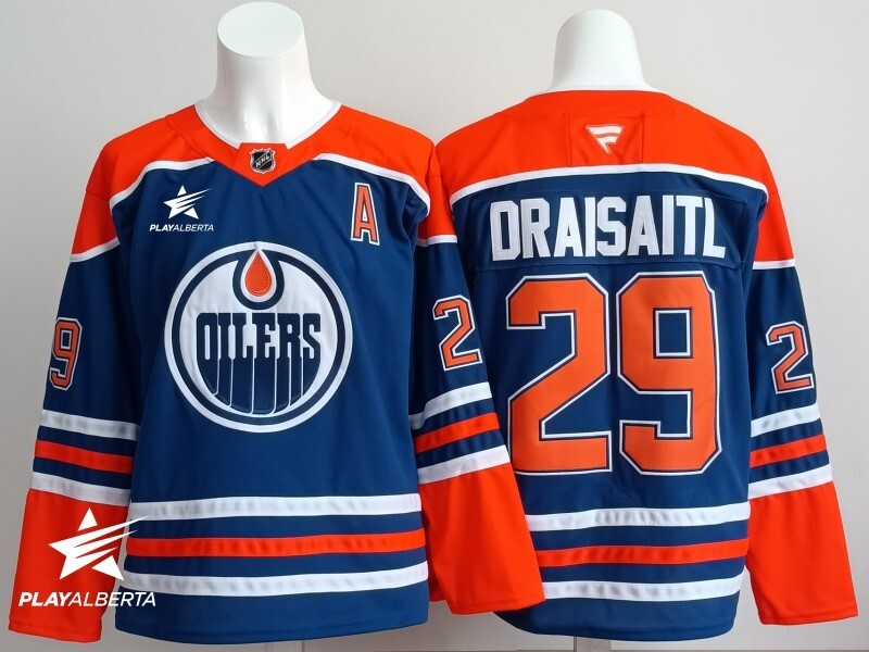 Edmonton Oilers #29 Leon Draisaitl Oilers Champion Edition Style 1 Hockey Jersey hockey jersey product view 1