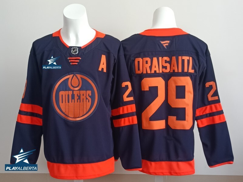 Edmonton Oilers #29 Leon Draisaitl Oilers Champion Edition Style 6 Hockey Jersey hockey jersey product view 1