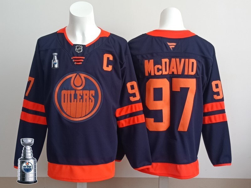 Edmonton Oilers #97 Connor McDavid Oilers Champion Edition Style 11 Hockey Jersey hockey jersey product view 1