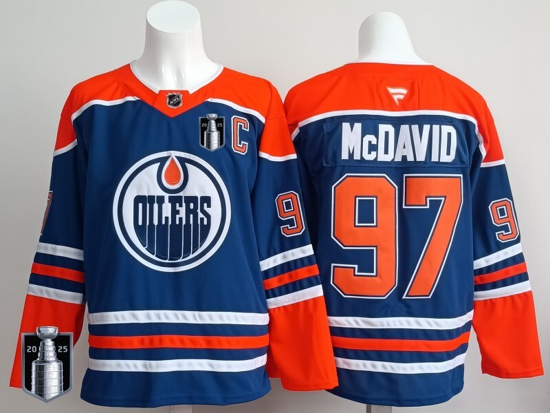Edmonton Oilers #97 Connor McDavid Oilers Champion Edition Style 12 Hockey Jersey hockey jersey product view 1